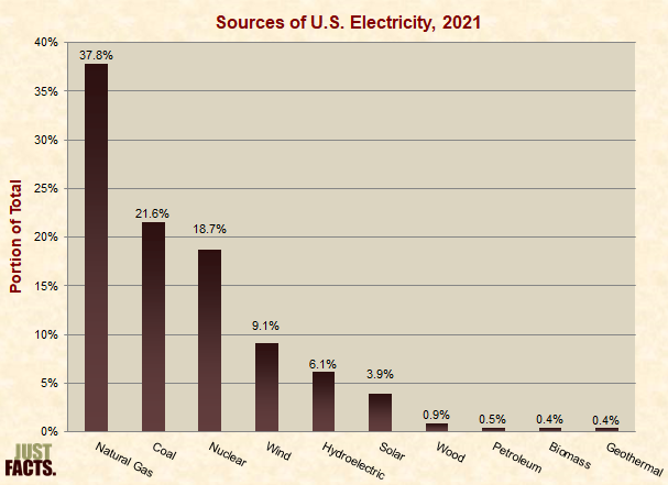 Sources of U.S. Electricity 